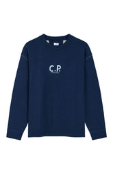 Men's C.P. Company 16CMSS183A Indigo Blue Sweatshirt