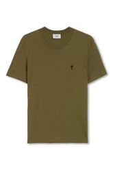 Men's Bronze Ami Paris 'Ami De Coeur' Cotton T-Shirt