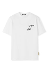 Men's White Jacquemus Box Fit Logo T-Shirt