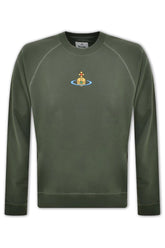 Men's Green Centre Orb Vivienne Westwood Raglan Sweatshirt
