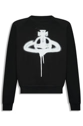Men's Black Vivienne Westwood Spray Orb Raglan Sweatshirt