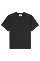 Men's Back Ami Paris 'Ami De Coeur' Logo-Embossed Cotton T-Shirt