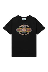 Men's Black Casablanca Unity is Power Print T-Shirt
