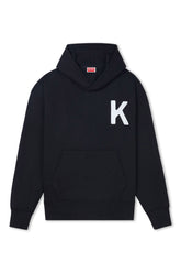 Men's Kenzo Black Lucky Tiger Oversize Pullover Hood