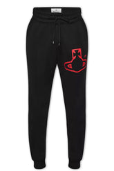 Men's Black Vivienne Westwood Classic Print Sweatpants