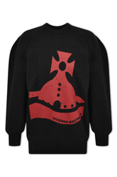 Men's Black Vivienne Westwood Oversized Sander Sweatshirt
