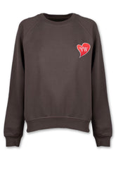 Men's Brown Vivienne Westwood Embroidered Heart Patched Sweatshirt