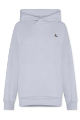 Men's Grey Vivienne Westwood Embroidered Orb Hooded Sweatshirt