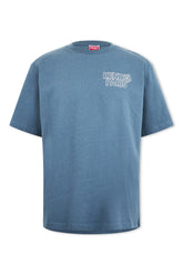 Men's Light Blue Kenzo Constellation Embellished T-Shirt
