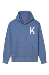 Men's Kenzo Light Blue Lucky Tiger Oversize Pullover Hood