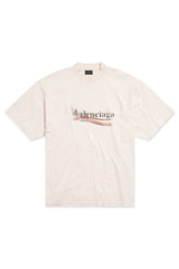 Men's Off-White Balenciaga Political Stencil Oversized T-Shirt