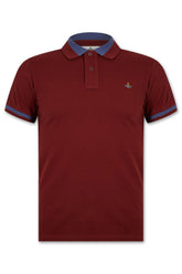 Men's Red Vivienne Westwood Classic Tipped Polo Shirt