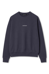 Men's Grey Acne Studio Franklin Stamp Oversized Logo Print Sweatshirt