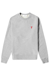 Men's Heather Grey Ami Paris 'Ami De Coeur' Sweatshirt