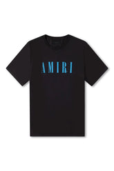 Men's Black Amiri Blue Core Logo T-Shirt