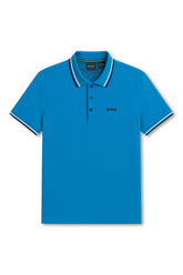 Men's Blue Boss Paddy Pro Piqué Polo Shirt