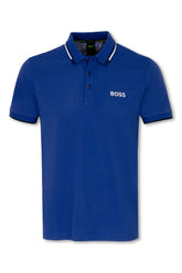 Men's Bright Blue Boss Paddy Pro Piqué Polo Shirt