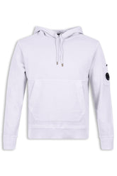 Men's C.P. Company Brushed Diagonal Fleece 750 Cosmic Sky Hooded Sweatshirt