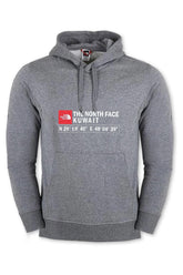 Men's Grey North Face Kuwait GPS Hoodie
