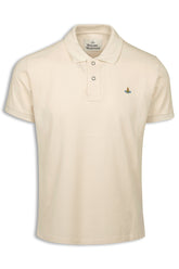 Men's Vivienne Westwood Cream Classic Polo Shirt