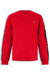 Men's Red Vivienne Westwood Taped Sweatshirt