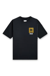 Men's Black Rhude Chevron Logo Repeat T-Shirt