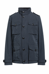 Men's Navy Tommy Hilfiger Techno Fabric Lined Hooded Jacket