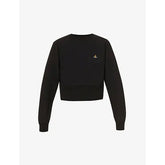 Women's Black Vivienne Westwood Athletic Raglan Sweatshirt