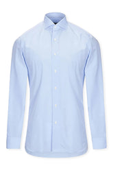 Men's Boglioli Light Blue Pure Cotton Long Sleeve