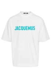 Men's White Jacquemus 'Le T-Shirt Typo' T-Shirt