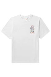 Men's White Casablanca Le Passage Printed T-Shirt