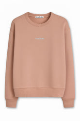 Men's Acne Studio Pink Franklin Stamp Oversized Logo Print Sweatshirt