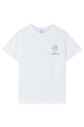 Men's White Casablanca Diamond Column Printed T-Shirt