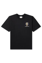 Men's Black Casablanca Diamond Column Printed T-Shirt