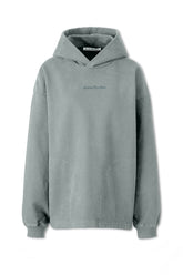 Men's Grey Acne Studio Franklin Stamp Oversized Logo Print Hoodie