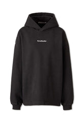 Men's Black Acne Studio Franklin Stamp Oversized Logo Print Hoodie