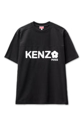 Men's Black Kenzo Boke 2.0 Flower Logo Oversized T-Shirt