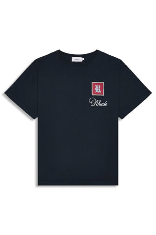 Men's Black Rhude Monaco Vintage Logo T-Shirt