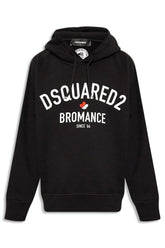Men's DSquared2 Black Bromance Logo Print Hoodie