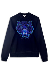 Men's Kenzo Black Capsule Purple/Blue Tiger Sweatshirt