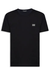 Men's Navy Dolce & Gabbana Branded Tag T-Shirt