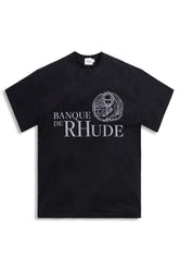Men's Vintage Black Rhude 'Banque' Logo T-Shirt