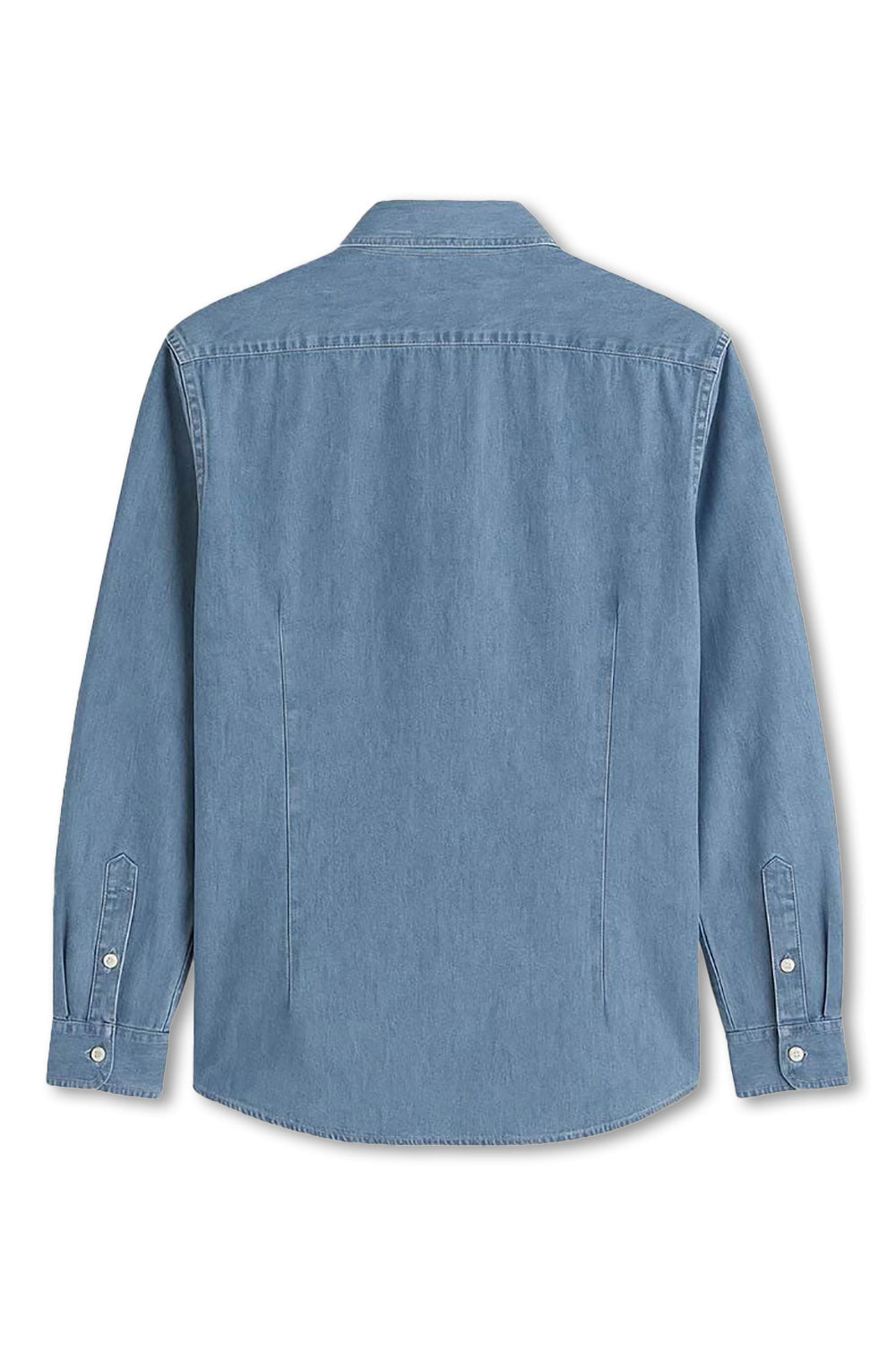 Men's Boglioli Chambray Blue Shirt