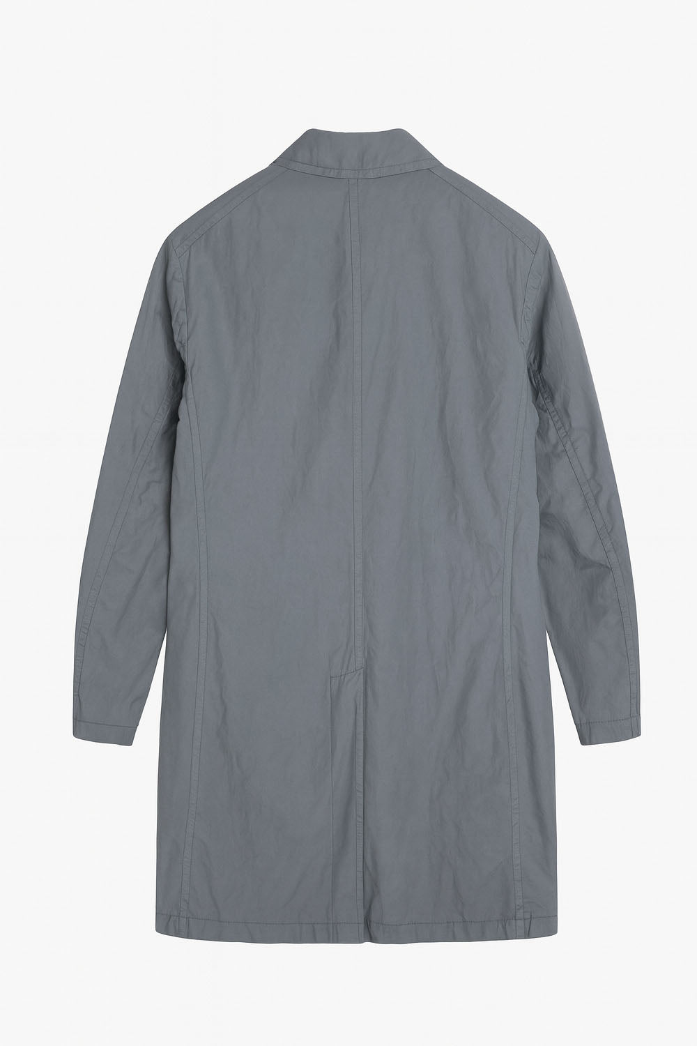 Men's Boglioli Grey Trench Long Jacket
