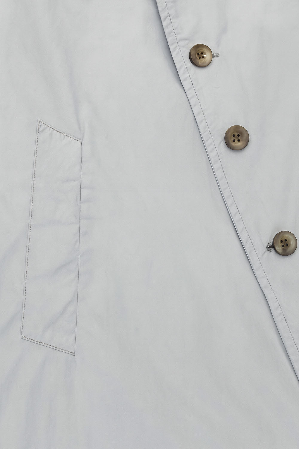Men's Boglioli Grey Trench Long Jacket