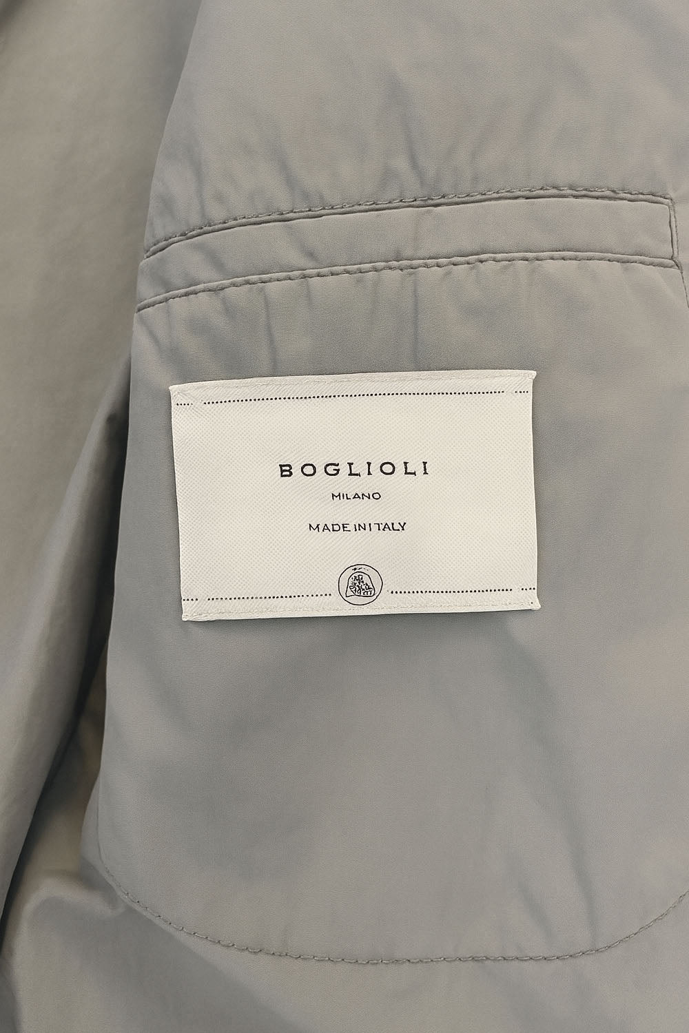 Men's Boglioli Grey Trench Long Jacket