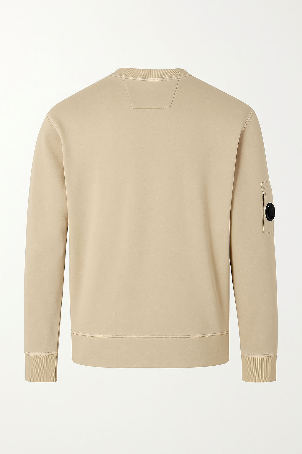 Men's C.P. Company Silver Sage Long Sleeve Diagonal Fleece Sweatshirt
