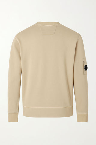 Men's C.P. Company Silver Sage Long Sleeve Diagonal Fleece Sweatshirt