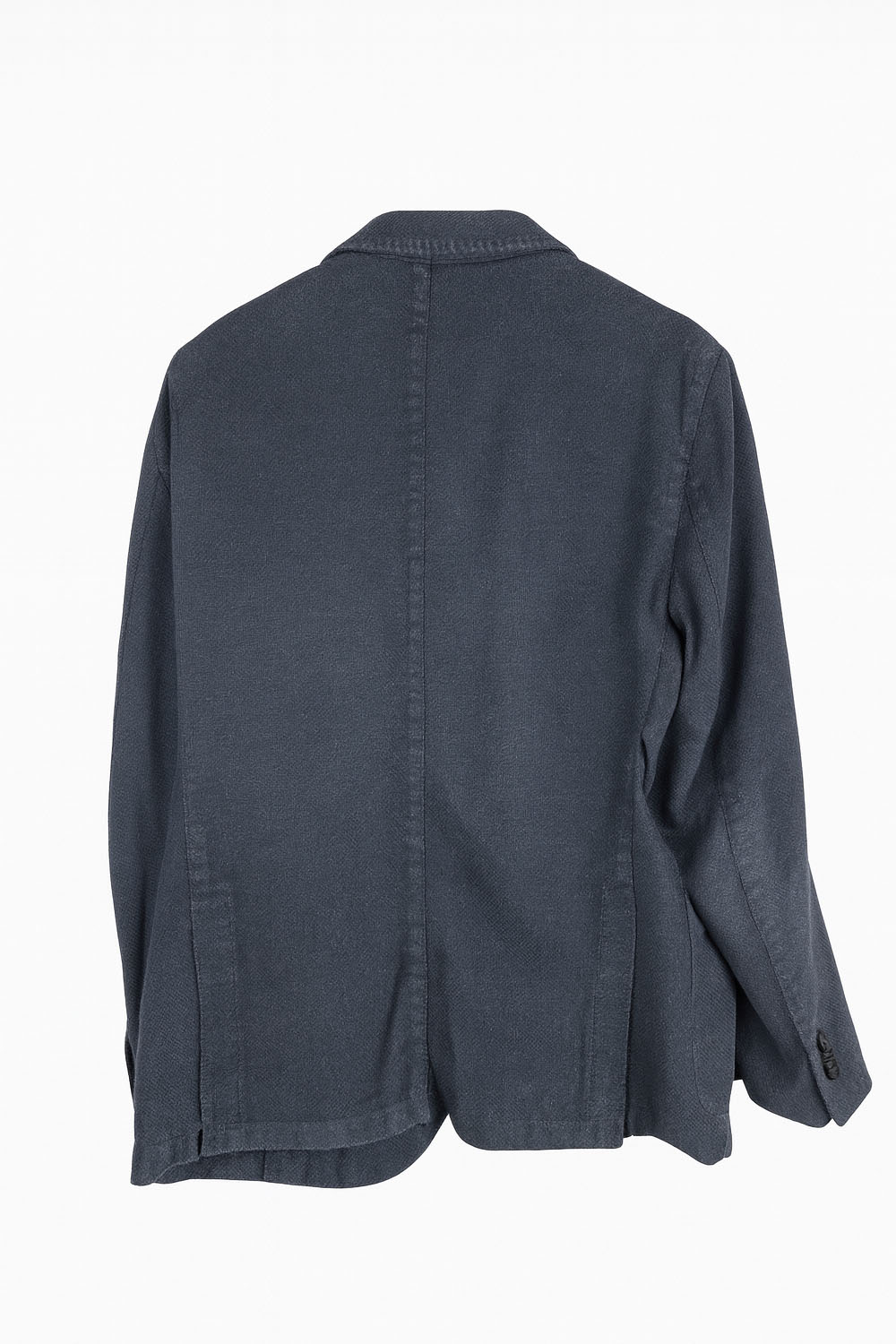 Men's Boglioli Midnight Blue Textured Vintage Wash K Jacket