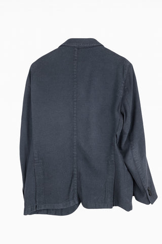 Men's Boglioli Midnight Blue Textured Vintage Wash K Jacket